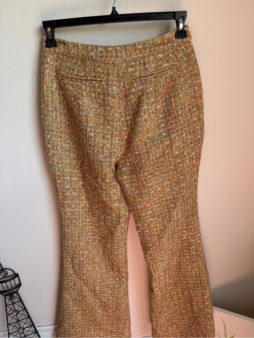 NWT Mestiza New York Theo Bell Bottom Tweed Pants Sz 6 - Picture 15 of 15